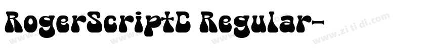 RogerScriptC Regular字体转换